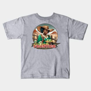 Disney - Living for the Frontier Walt Disney World, Disneyland, Frontierland, Magic Kingdom, Tiana Kids T-Shirt